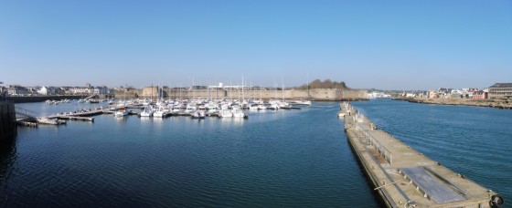 Vue panoramique de la ville close