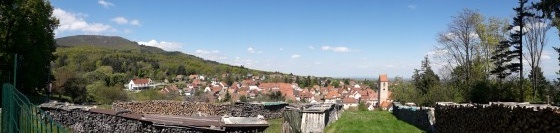 Vue panoramique depuis les hauteurs de Wattwiller