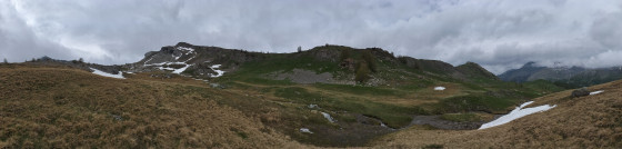 Vue panoramique du col de l\' Encombrette