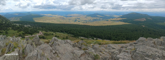 Vue panoramique du Mont Mezenc