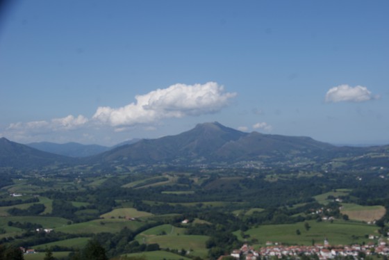 Vue panoramique sur les hauteurs d\'Ibarron