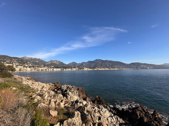 Vue parking du Cap Martin
