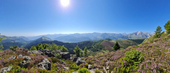 Vue pendant la montée finale