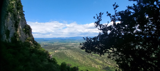 Vue pendant la montée