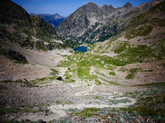 Vue plongeante sur Trécolpas
