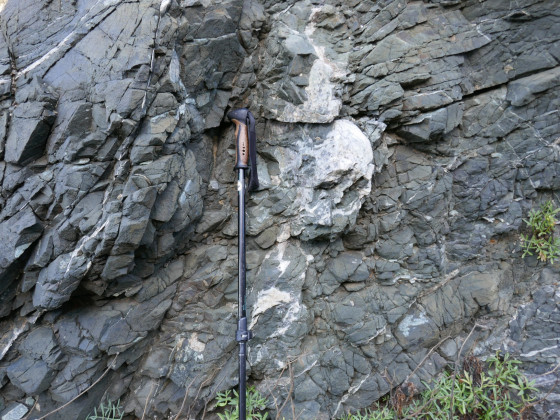 Vue plus détaillée du basalte