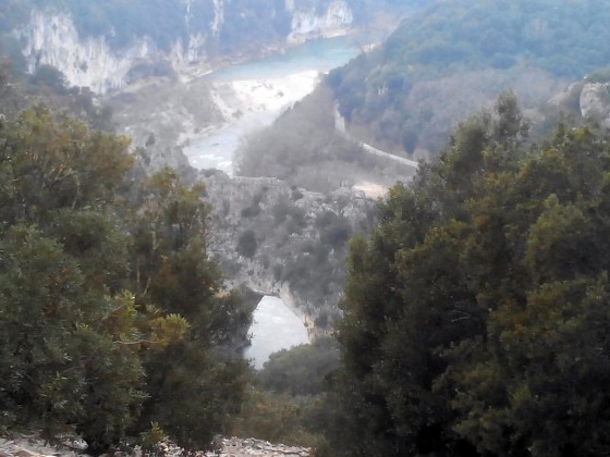 Vue Pont d\'Arc