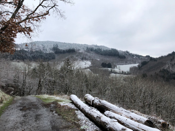 Vue proche de la croix Papin