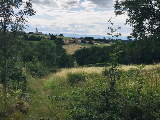 Vue romantique de St Martin-Lestra