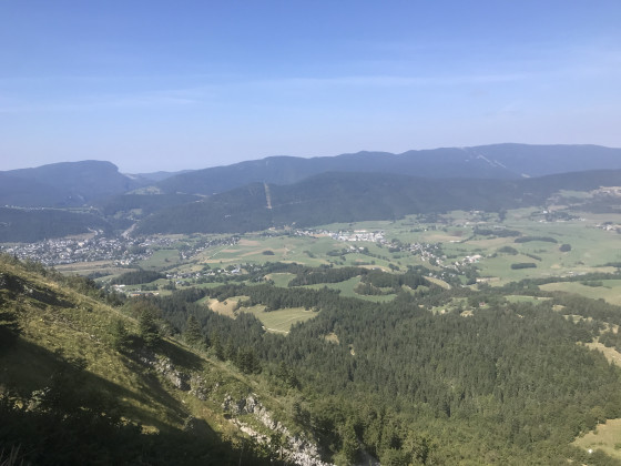 Vue sue la plaine de villard de lans