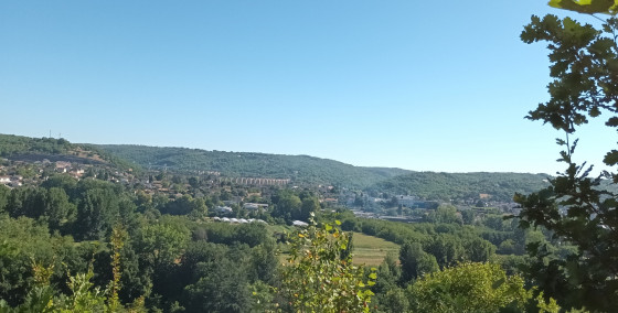 Vue superpos&eacute;e des viaducs de Souillac.