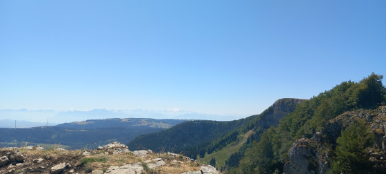 Vue sur Alpes