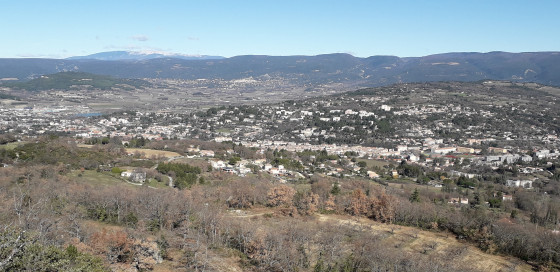 Vue sur Apt des Clapar&egrave;des