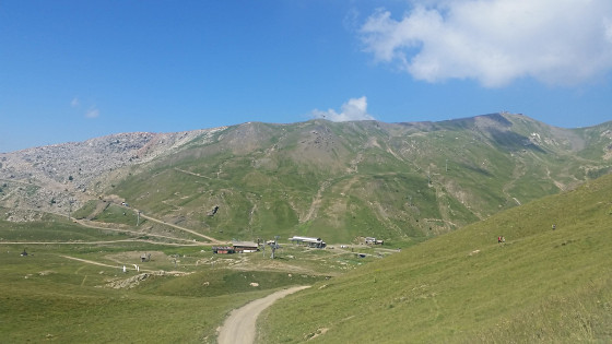 Vue sur arrivée télémix Rocherousse