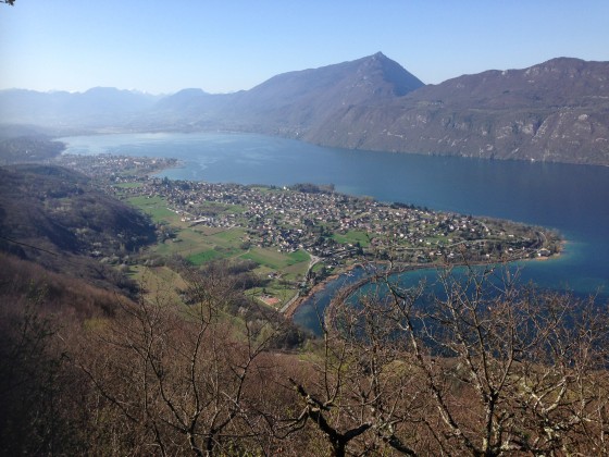 Vue sur Brison-Saint-Innocent et le lac du Bourget