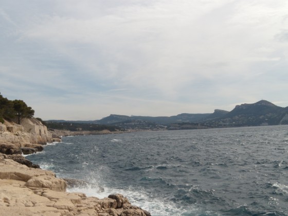 Vue sur Cassis et les déversoirs
