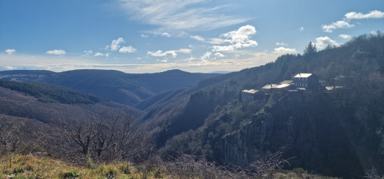 Vue sur Cubserviès et les vallons