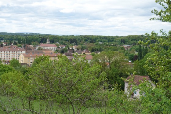 Vue sur Danjoutin et son église