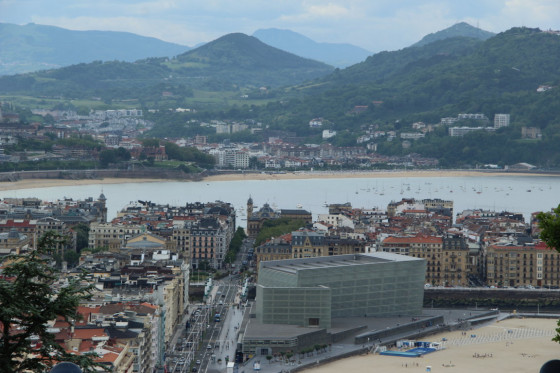 Vue sur Donostia