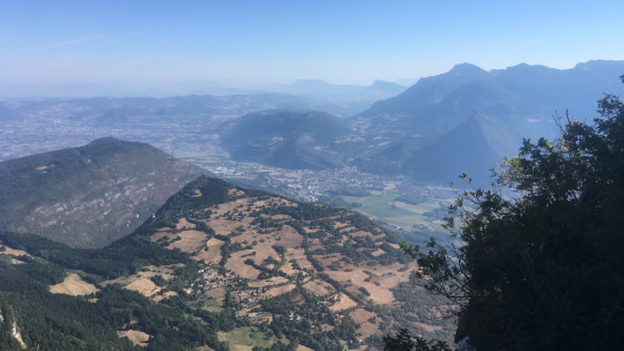 Vue sur Ezy depuis \