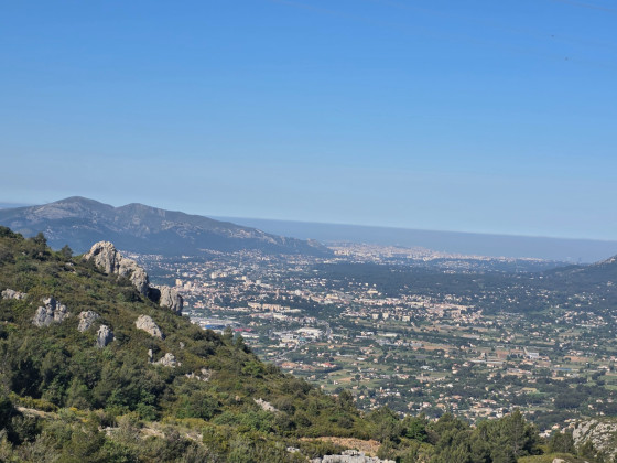 Vue sur Gémenos , Aubagne  et Marseille