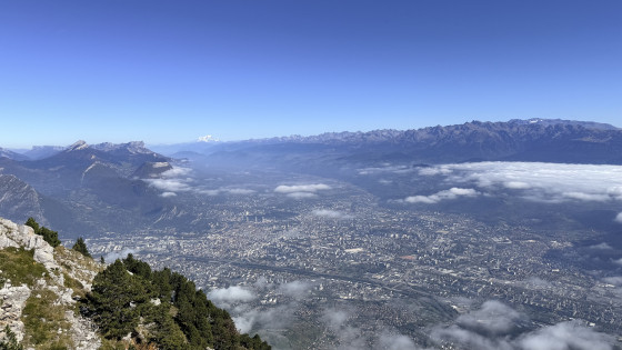 Vue sur Grenoble