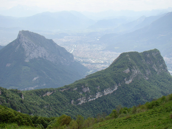 Vue sur Grenoble