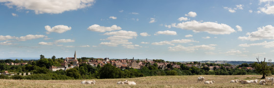 Vue panoramique sur Chantelle.