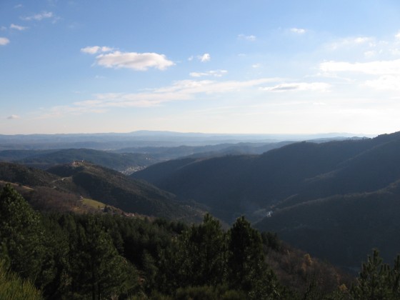 Vue sur l' Ardèche du Sud