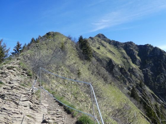 Vue sur l\'arête accès à LaBelle Étoile