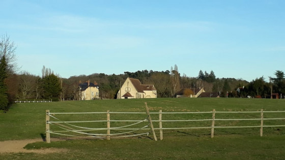 Vue sur l\'église de Mittainville