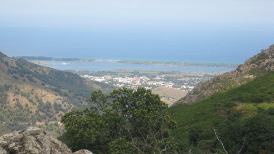 Vue sur l’étang de Biguglia