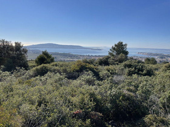 Vue sur l&rsquo;&eacute;tang de Thau