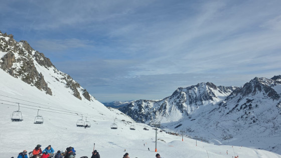Vue sur l'étape du Berger
