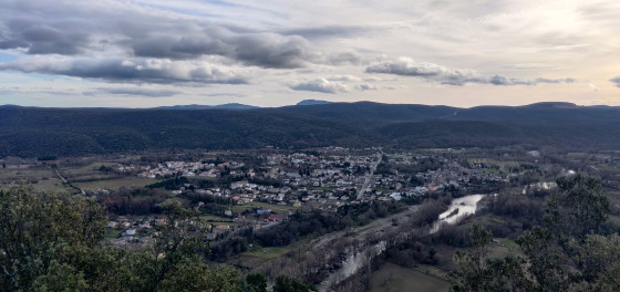 Vue sur l'Hérault