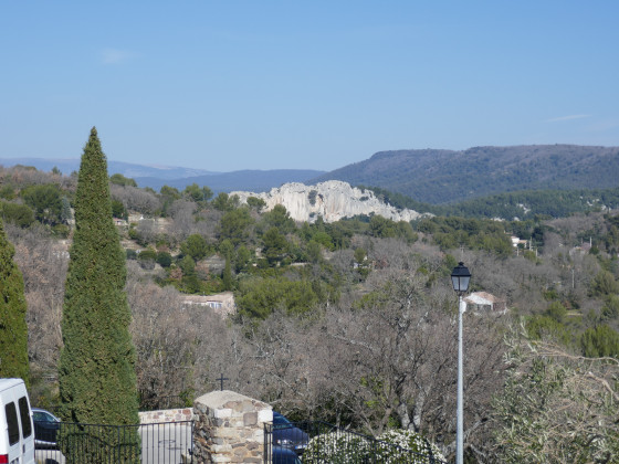 Vue sur la barre des Aiguiers