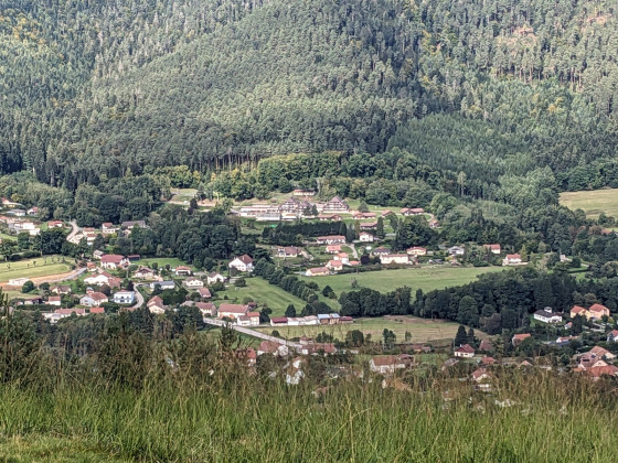 Vue sur La Bolle (Saint-Dié)