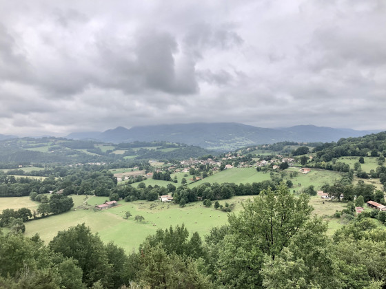Vue sur la campagne