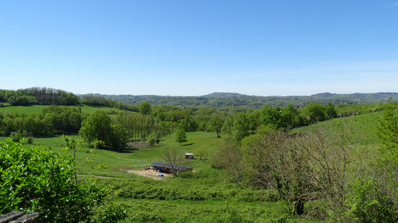Vue sur la campagne