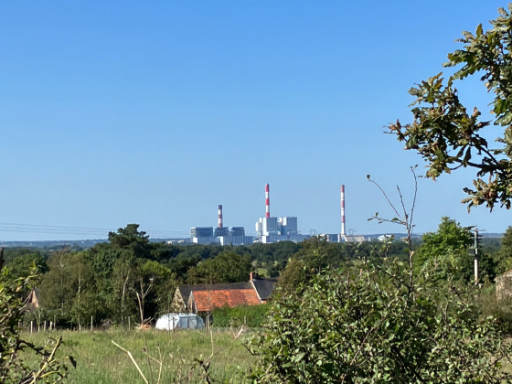 Vue sur la centrale de Cordemais