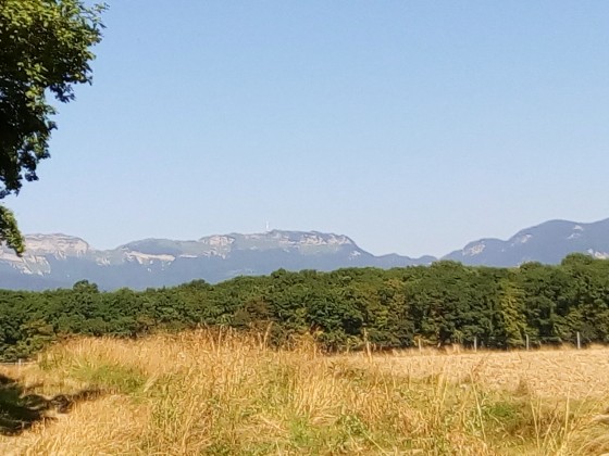 Vue sur la chaine du Jura
