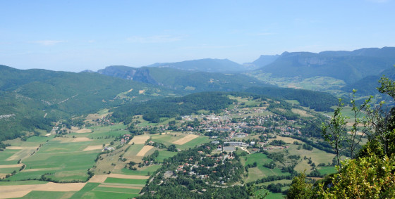 vue sur La Chapelle en Vercors