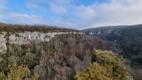 Vue sur la combe