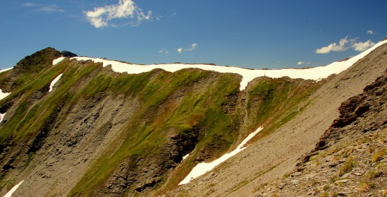 Vue sur la crête