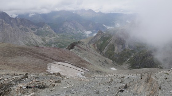 Vue sur la face Nord de la Pointe des Cerces