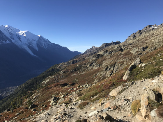 Vue sur la Flagère et Plampraz