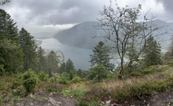Vue sur la lac de Longemer