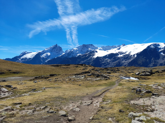 Vue sur la meije