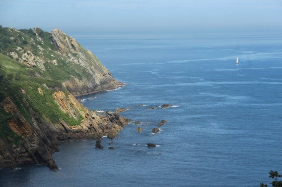 Vue sur la mer depuis Passaia