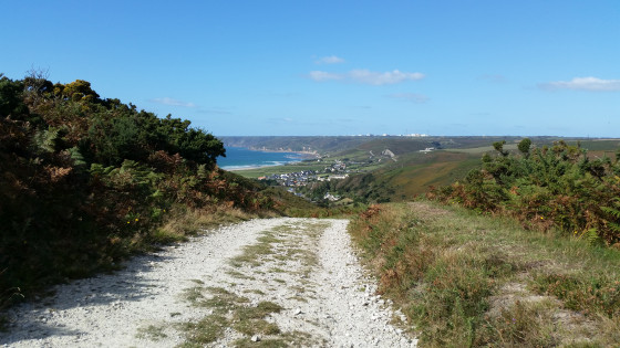 Vue sur la mer et sur ... La Hague